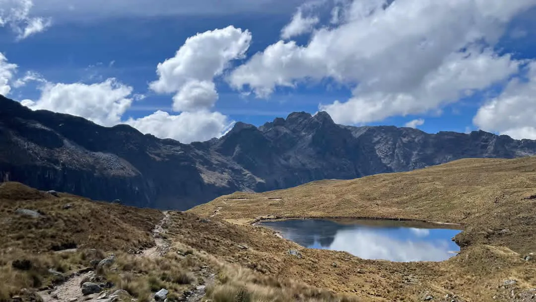 A lagoon on the high plateau