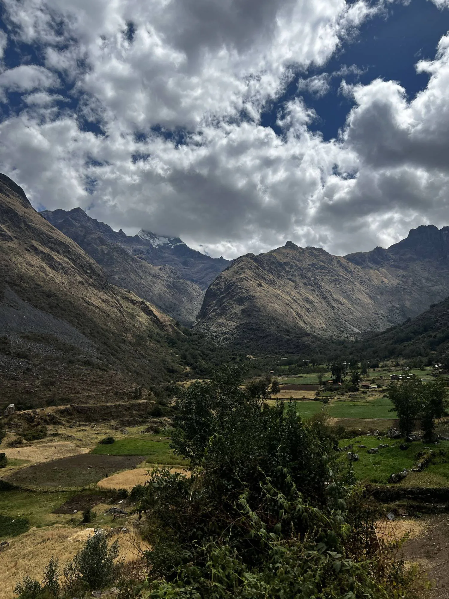 The last fields before the high country